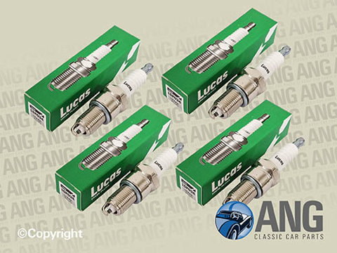 LUCAS N9Y SPARK PLUGS (4) ; MGB, MGB-GT