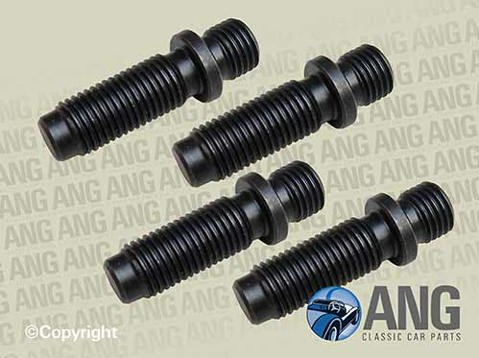 ROAD WHEEL STUDS (STEEL WHEELS) x 4 ; TR2, TR3, TR3A