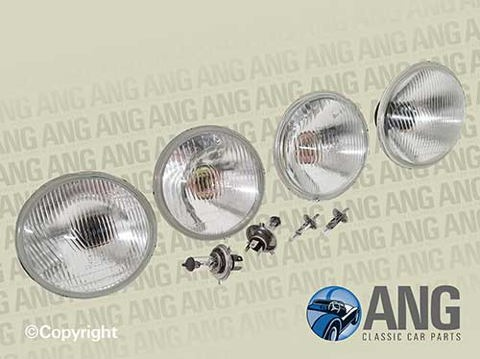 5 3/4&quot; HEADLAMPS & BULBS ; PRINCESS 2 (1978-1981) RHD