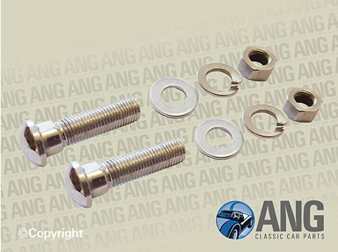 BUMPER FITTING BOLTS & NUTS x 2 ; MORRIS MINOR 1000