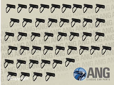 DOOR TRIM PANEL FITTING CLIPS (44) ; SPITFIRE