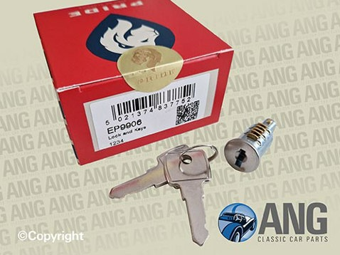 IGNITION BARREL & 2 KEYS ; HILLMAN IMP, SINGER CHAMOIS (1963-1971)
