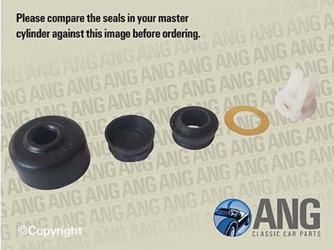 BRAKE MASTER CYLINDER REPAIR KIT (SINGLE LINE) ; KITTEN &#39;75-&#39;78