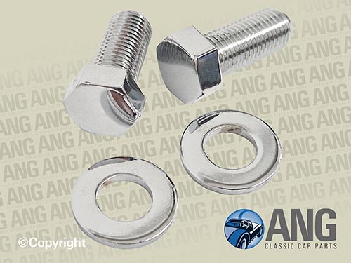 T-BAR CHROME PLATED BOLTS & WASHERS ; STAG MkI & II