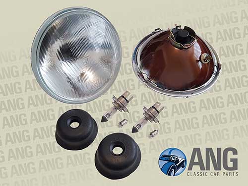 H4 7" HALOGEN HEADLAMPS & BULBS ; AUSTIN A30, A35