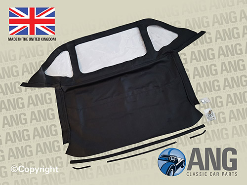 BLACK PVC HOOD REPLACEMENT KIT ; SPITFIRE MkIV & 1500